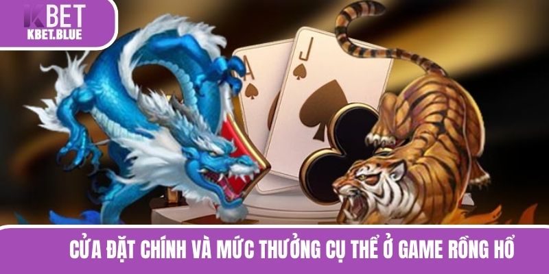 Cửa đặt chính và mức thưởng cụ thể ở game Rồng Hổ