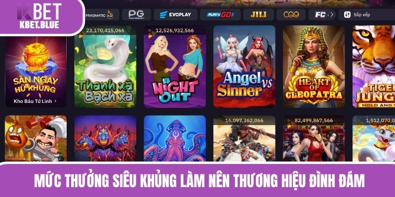 Mức thưởng siêu khủng làm nên thương hiệu đình đám 
